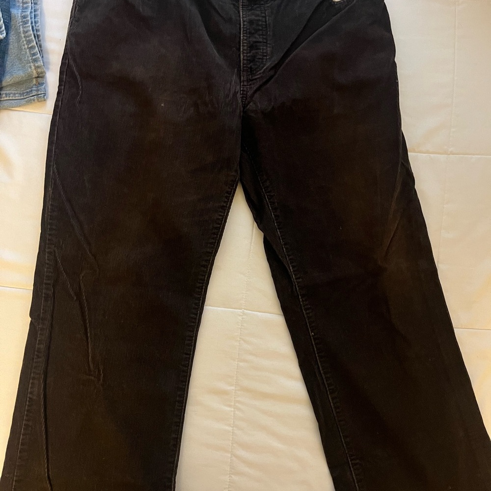 Men's Black Corduroy Pants